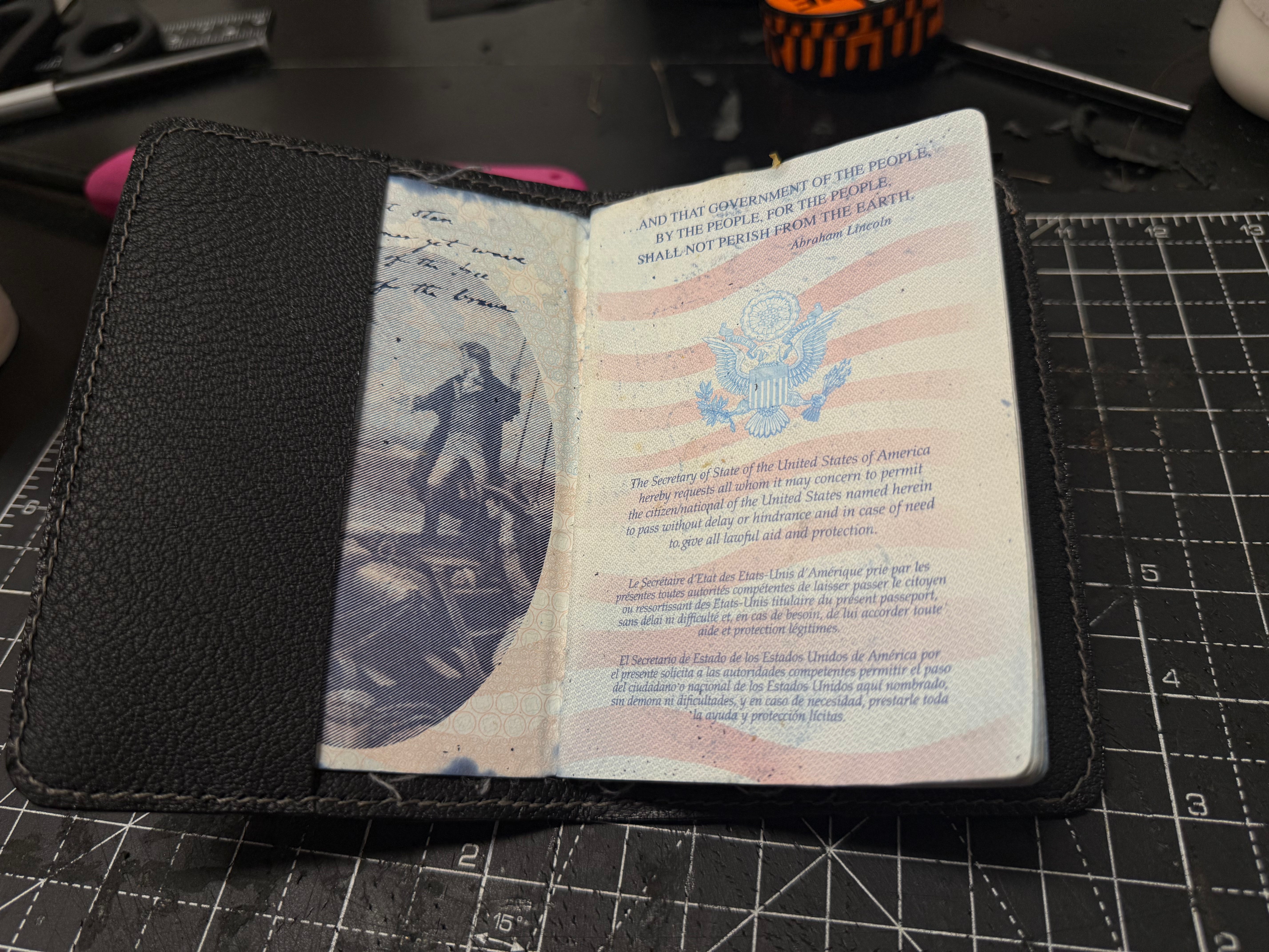 Captains License/passport cover